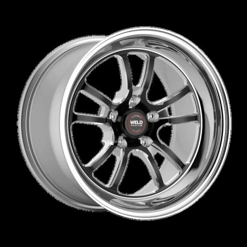 Weld S70 RT-S 15x4in / 5x120.65 BP / 1.6in. BS - Black Center - Polished Shell Wheel