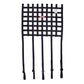 RaceQuip Ribbon Style Race Car Window Net w/1In Mounting Straps / SFI 27.1 Certified Blk 15 H X 18 W