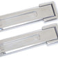 Kentrol 07-18 Jeep Wrangler JK Tailgate Hinge Overlays 4 Pieces - Polished Silver