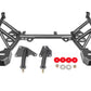 BMR 93-02 4th Gen F-Body K-Member LT1 Motor Mounts Pinto Rack Mounts Black Hammertone