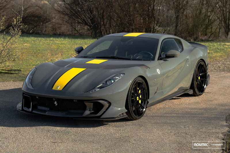 Vossen x Novitec NF10 22x12.5 ET:46 Gloss Black Ferrari 812 Superfast / GTS Rear Wheel