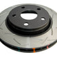 DBA 07-09 Jeep Wrangler JK Front Slotted 4000 Series Rotor