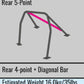 Cusco Steel Roll Cage 5 Point 2 Passenger 2015 Subaru WRX / STI