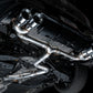 AWE MK8 Volkswagen Golf R 3in Track Edition Quad Exhaust - Chrome Silver Tips