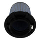 aFe Magnum Flow Pro 5R Air Filter 4in. Flange ID x 6-1/2in. Base x 6-1/2in. Top x 8 in. Height