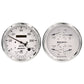 Auto Meter Old Tyme White Quad & Tach/Speedo 5in. - 2 Pc.