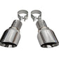 Corsa 11-21 Jeep Grand Cherokee Single 2.5in Inlet / 4.5in Outlet Polished Pro-Series Tip Kit