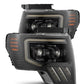 AlphaRex 09-14 Ford F-150 PRO-Series Projector Headlights Black w/Activation Light Seq Signal SB DRL