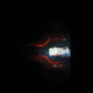 AlphaRex 87-96 Ford Bronco/F-150 Luxx-Series LED Tail Lights - Black Red