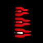 AlphaRex 99-06 Chevrolet Silverado/99-06 GMC Sierra LUXX-Series LED Tail Lights - Black/Red
