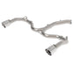 aFe Takeda 20-21 Kia Forte GT 1.6L (t) 3in to 2.5in SS Axle-Back Exhaust System w/ Polished Tips