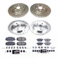Power Stop 20-22 Toyota Prius Prime Front and Rear Z23 Evolution Brake Kit