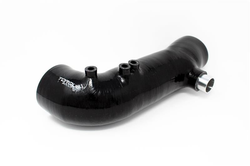 Torque Solution Turbo Inlet Hose Black (Recirc): 02-07 Subaru WRX / 04-20 STI / 05-09 Legacy GT