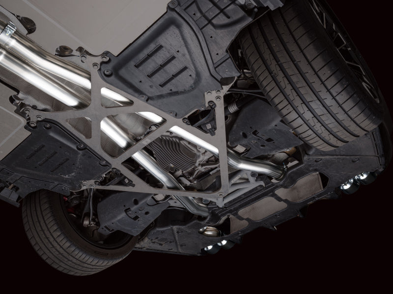 AWE BMW G90/G99 M5 Track Edition Catback Exhaust - Chrome Silver Tips