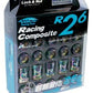 Project Kics 12X1.25 Black R26 Lug Nuts - 16+4