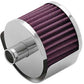K&N Breather 1in Flg W/1in-1/4in Grmt 3in od X 2-3/8in h