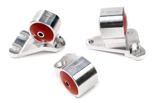 Innovative 92-95 Civic B/D Series Black Aluminum Mounts 75A Bushings (3 Bolt)