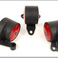 Innovative 92-95 Civic B/D Series Black Steel Mounts 85A Bushings (2 Bolt)