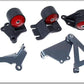 Innovative 90-93 Integra B-Series Black Steel Mounts 60A Bushings (Cable to Hydro Conversion)