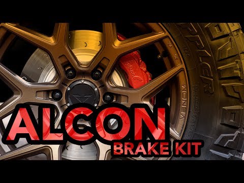Alcon 09-20 F-150/Raptor Gen1-2 347x36mm Rotors 6-Piston Red Front Brake Kit Requires alcAC011507NAN