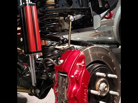 Alcon 2018+ Jeep JL 350x32mm Rotors 6-Piston Red Calipers Front Brake Upgrade Kit