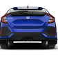 Rally Armor 17-21 Honda Civic EX / EX-L / LX (Hatchback) Black UR Mud Flap Blue Logo