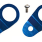 Torque Solution Radiator Mount Combo (Blue) : Mitsubishi Evolution 7/8/9