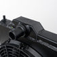 CSF 96-07 Mitsubishi Evo 4/5/6/7/8/9 Full-Slim Radiator w/12in Fan & Shroud/-16AN - Black