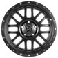 ICON Alpha 20x9 8x6.5 19mm Offset 5.75in BS 125.2mm Bore Satin Black Wheel