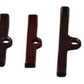 Moroso Chevrolet Big Block Valve Cover Hold Downs - Steel - Red Powder Coat - Set of 7