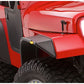 Bushwacker 87-95 Jeep Wrangler Flat Style Flares 4pc Excludes Renegade - Black