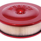 Moroso Race/Street Air Cleaner - 8-1/2in x 2-3/8in Filter - Aluminum - Red Powder Coat