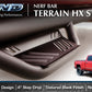 Lund 15-17 Chevy Colorado Ext. Cab Terrain HX Step Nerf Bars - Black