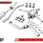AWE Tuning 2017+ Honda Civic Type R Touring Edition Exhaust w/Front & Mid Pipes - Chrome Silver Tips