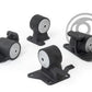 Innovative 90-99 Toyota MR2 5S/3S Black Steel Mounts 95A Bushings