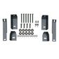Westin 2003-2013 Chevrolet/GMC Avalanche 1500 w/out cladding Platinum 4 Oval Nerf Step Bars - Black