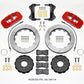 Wilwood AERO6 Front Hat Kit 15.00 Red 2014-up Corvette C7 w/Lines
