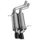 Corsa 01-06 BMW 325i/ci Convertible E46 Black Sport Axle-Back Exhaust