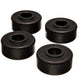 Energy Suspension 79-93 Dodge D-50 2WD / 87-96 Mitsubishi 2WD PU Black Front Strut Rod Bushing Set