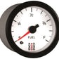 Autometer Stack 52mm 0-280 Ohm Programmable Pro Stepper Motor Fuel Level Gauge - White