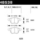 Hawk 09 Audi A4 Cabriolet / 05-07 A4 / 05-09 A4 Quattro / 06-09 A6 / 08 VW R32 HPS Front Brake Pads