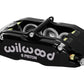 Wilwood Caliper-BNSL6-RH-Black 1.62/1.12/1.12in Pistons 1.10in Disc
