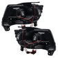 Oracle 11-13 Jeep Grand Cherokee Pre-Assembled Halo Headlights (Non HID) Chrome - Blue