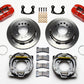 Wilwood Dynapro Low-Profile 11.00in P-Brake Kit - Red New Big Ford 2.50in Offset