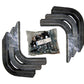 Lund 97-04 Dodge Dakota Quad Cab EZ Running Board Mounting Bracket Kit - Brite