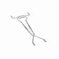MagnaFlow 14 Infiniti Q50 V6 3.7L Cat-Back Polished Stainless Tips Dual Split Rear Exit Exhaust