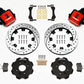 Wilwood Combination Parking Brake Rear Kit 12.19in Drilled Red Civic / Integra Disc 2.39 Hub Offset