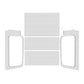 DEI 04-06 Jeep Wrangler LJ Unliminted Headliner Complete Kit - White