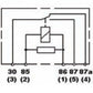 Hella Relay 12V 20/40A Spdt Res Bkt