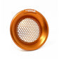 Torque Solution Billet Turbo Velocity Stack Shield For 4in Inlet - Orange